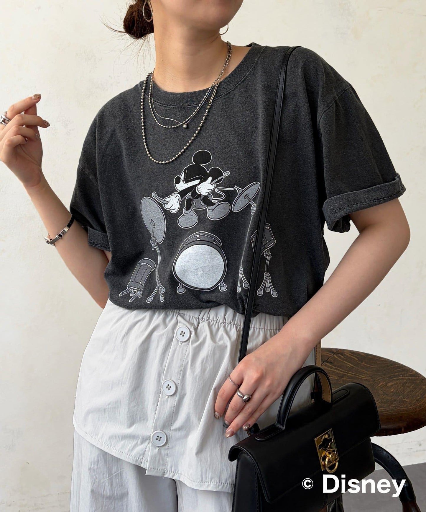 ミッキー圖案 TEE T恤