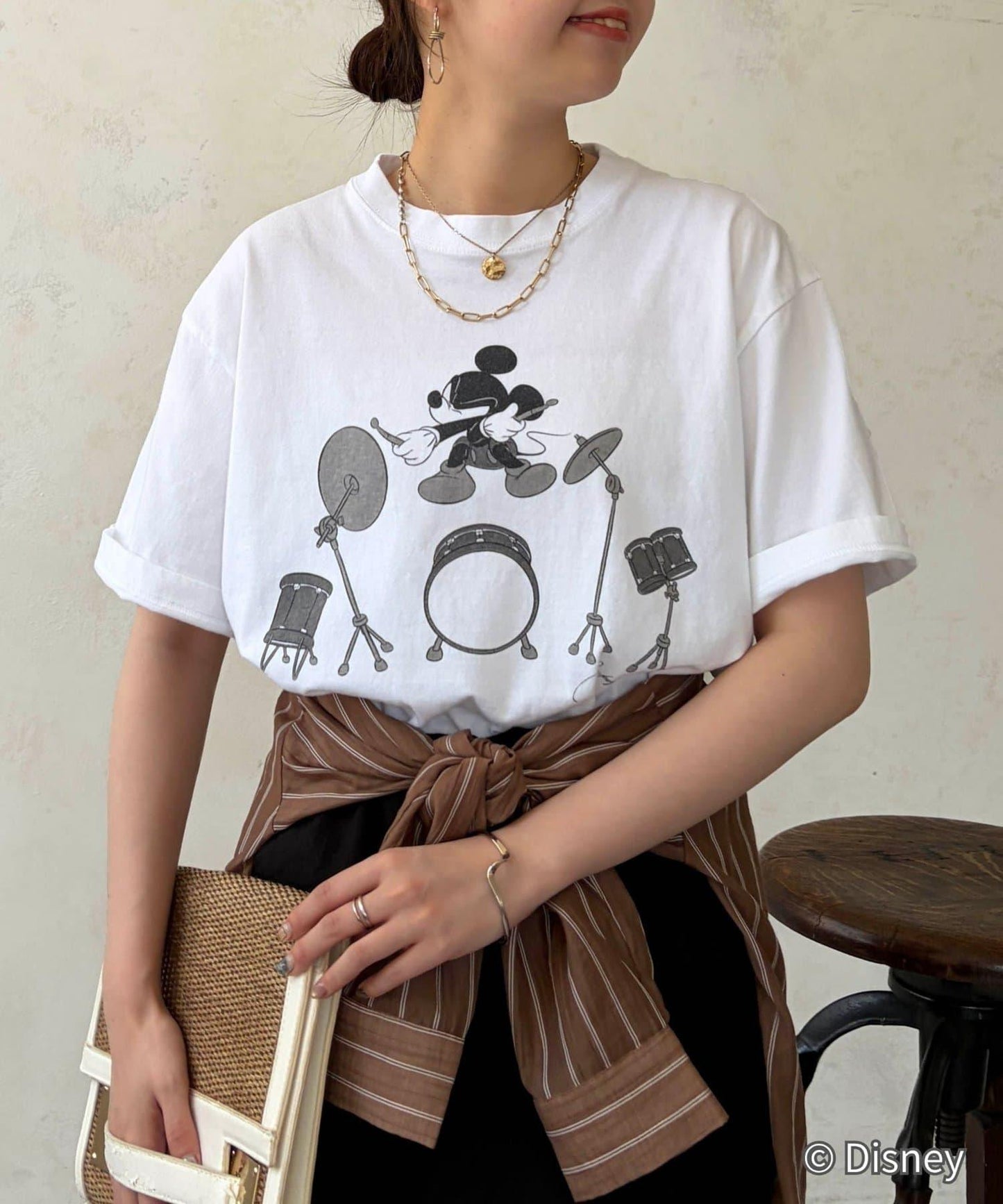 ミッキー圖案 TEE T恤