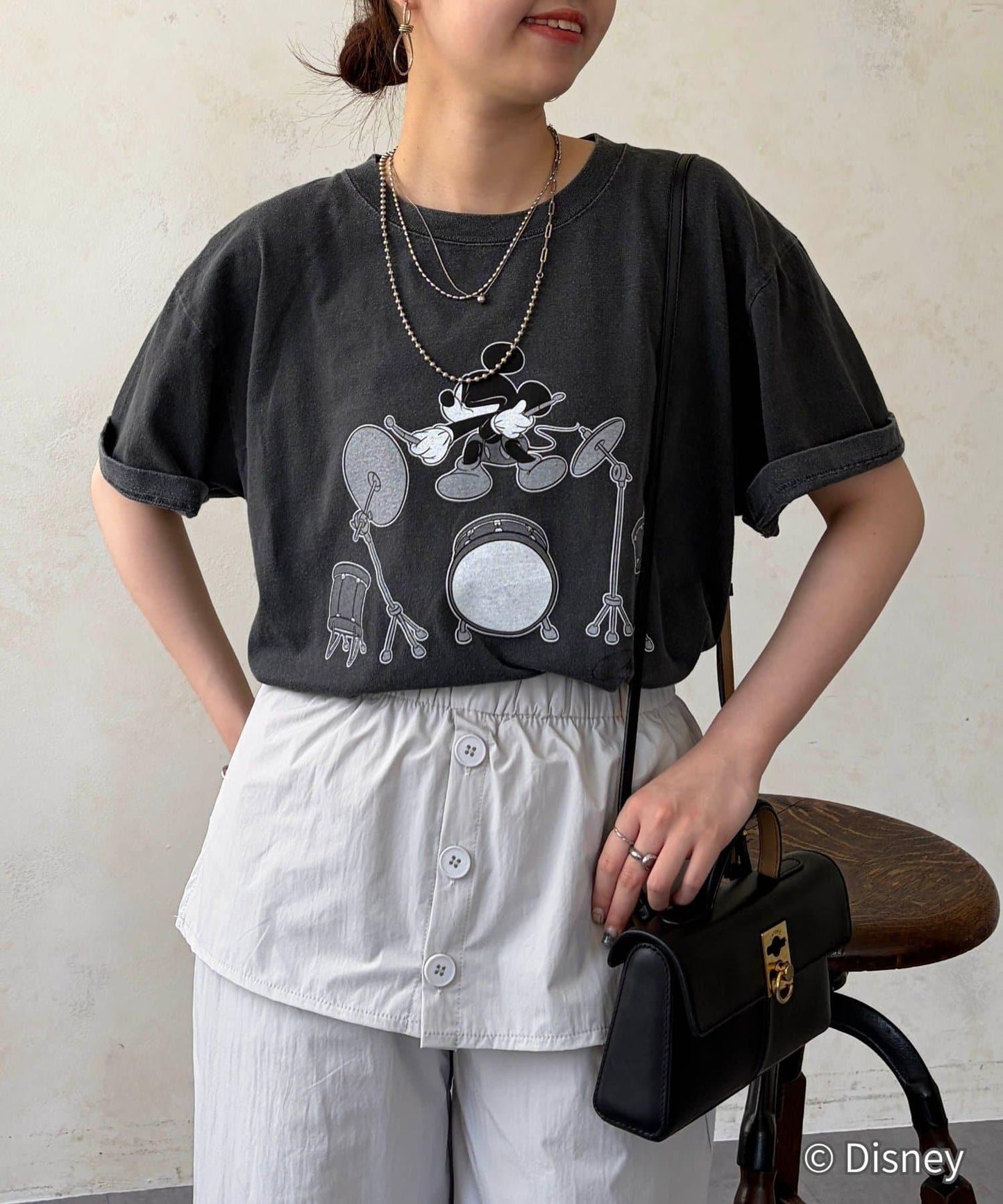 ミッキー圖案 TEE T恤