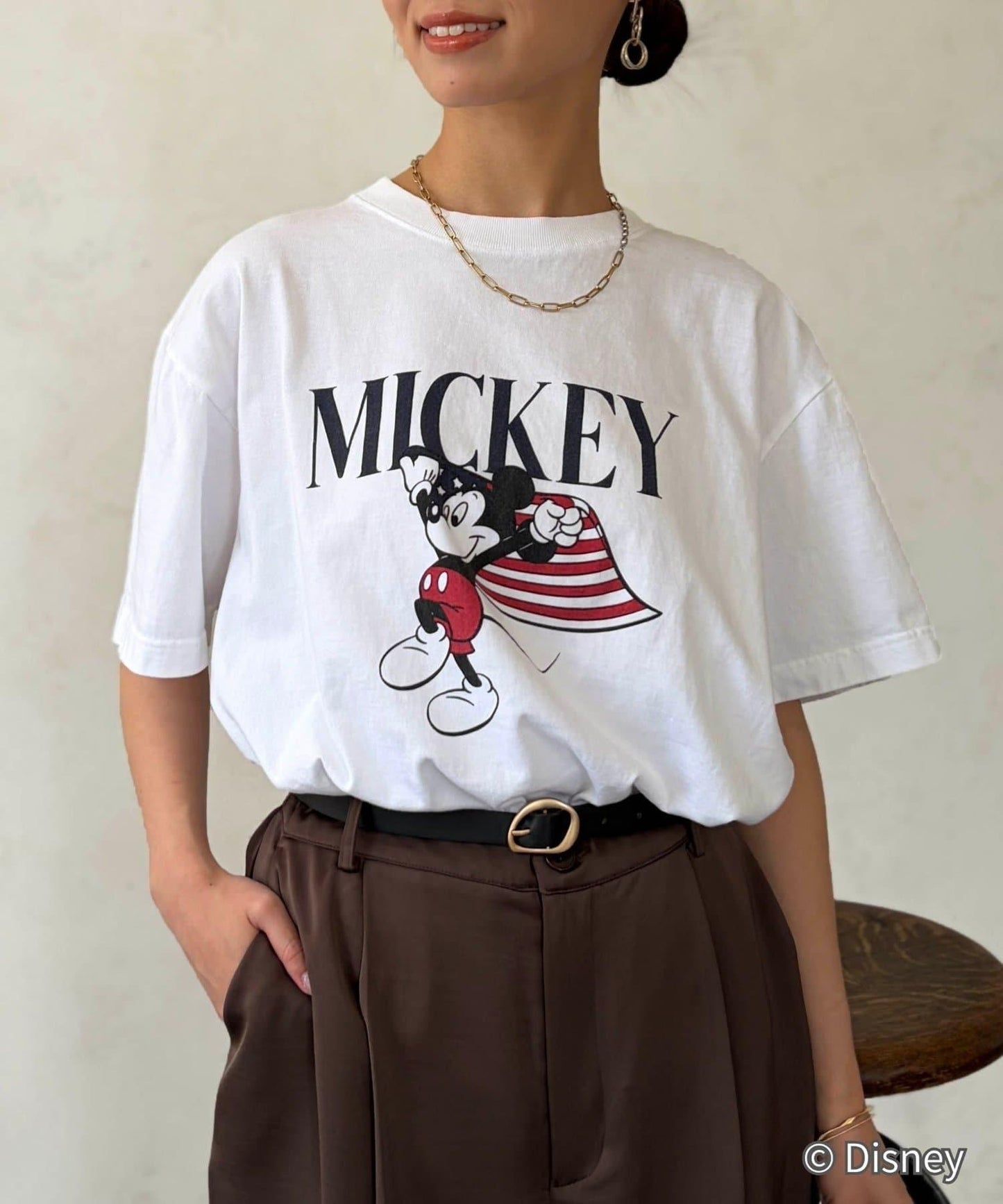 ミッキー圖案 TEE T恤
