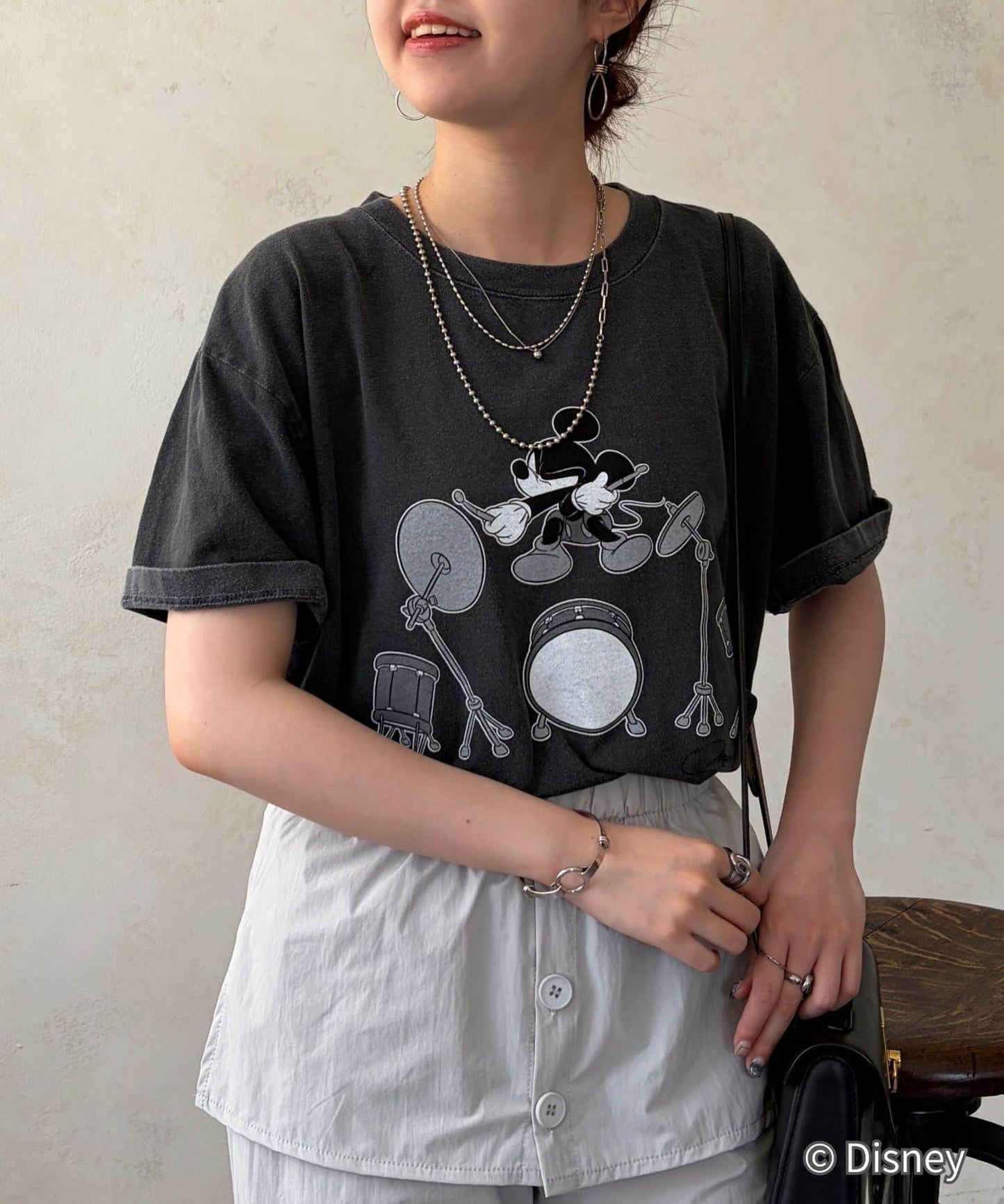 ミッキー圖案 TEE T恤