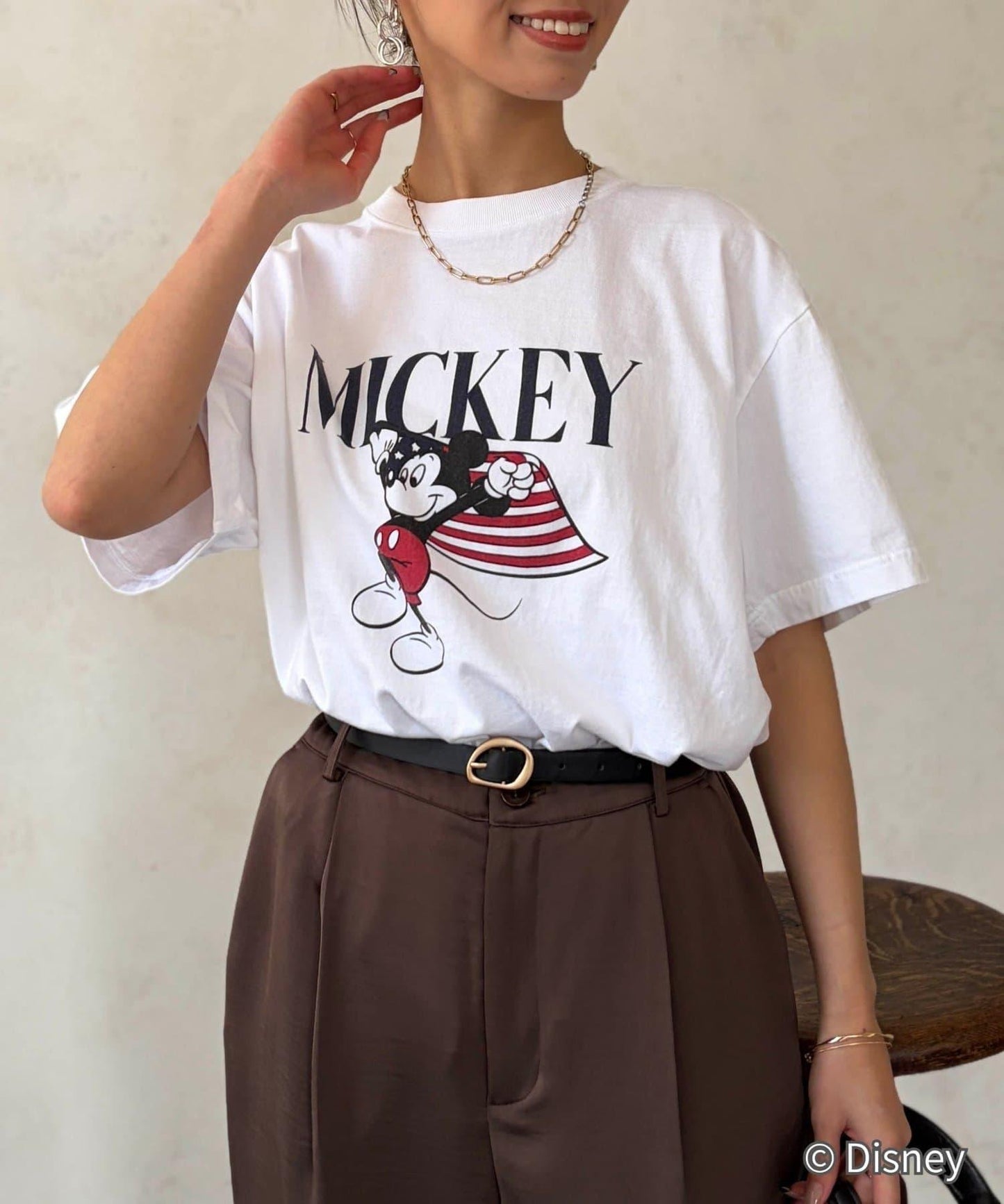 ミッキー圖案 TEE T恤
