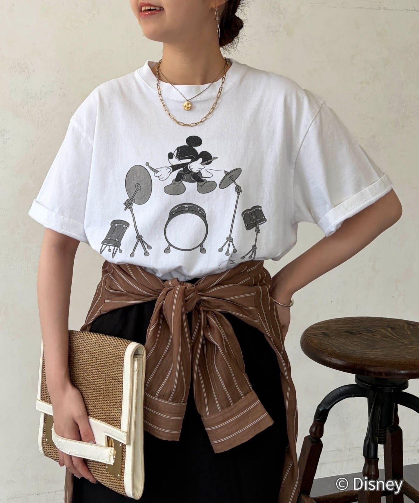 ミッキー圖案 TEE T恤
