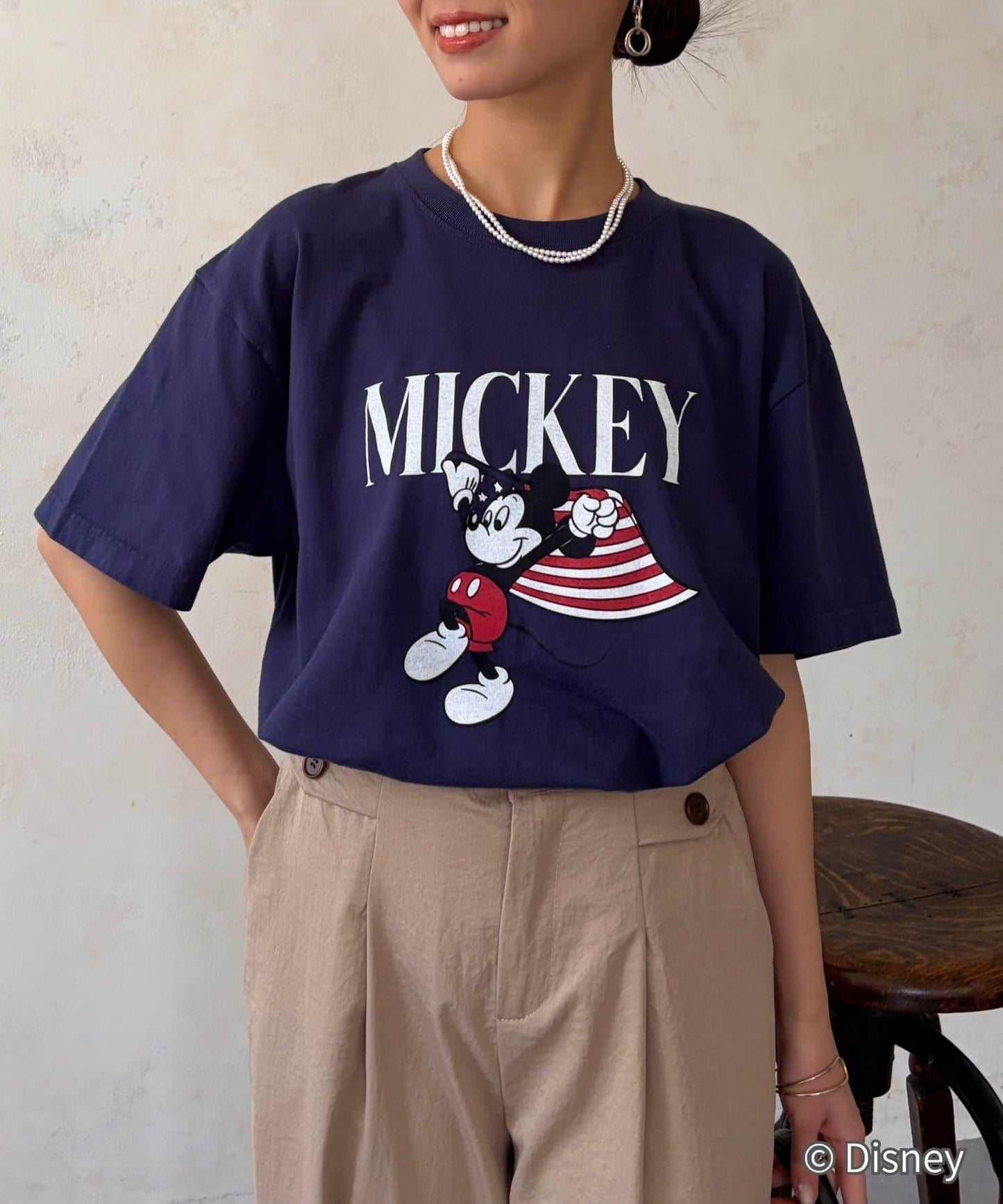 ミッキー圖案 TEE T恤