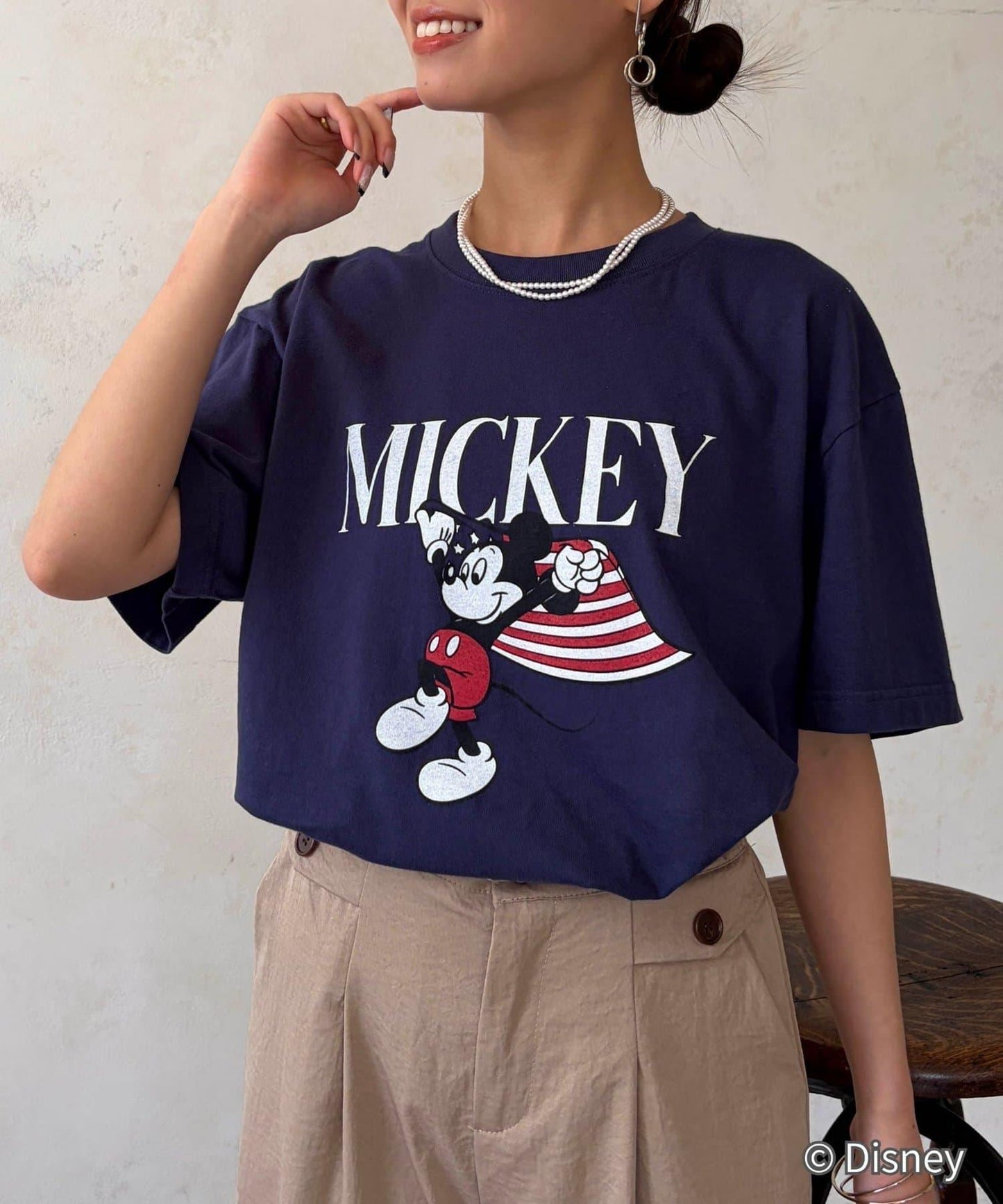 ミッキー圖案 TEE T恤