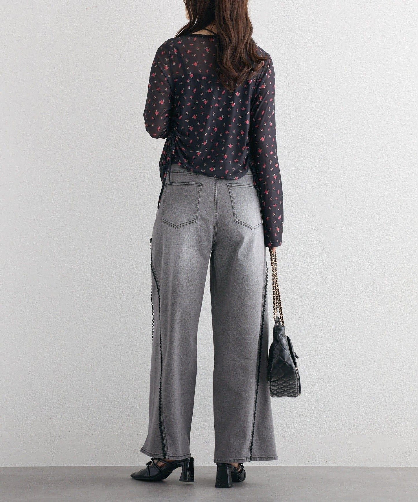 one after another 抹胸背心套裝 抽繩設計 針織開衫
