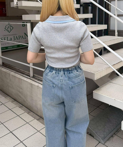 雙層領開襟POLO衫