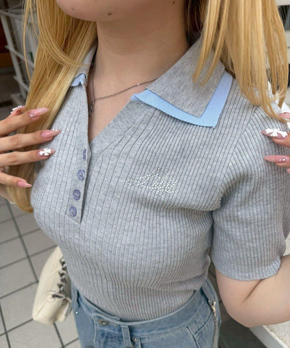 雙層領開襟POLO衫