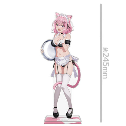 わたしが戀人になれるわけないじゃん、ムリムリ!（※ムリじゃなかった!?）（我不可能成為戀人，不可能啦！） 甘織れな子 特大亞克力角色立牌 貓耳水著メイドver. 新繪款