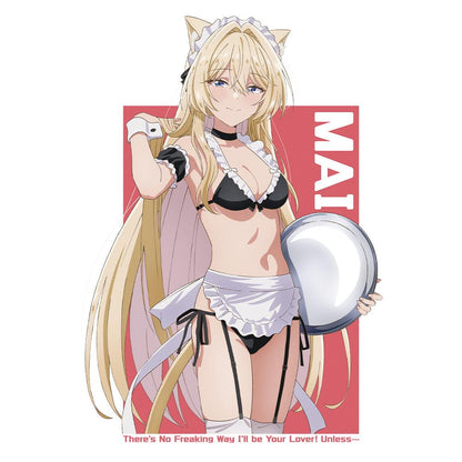 わたしが戀人になれるわけないじゃん、ムリムリ!（※ムリじゃなかった!?）（我怎麼可能成為她的戀人，不可能不可能！（※不是不可能!?）） 王塚真唯 T恤 貓耳水著メイドver. 描き下ろし XLサイズ