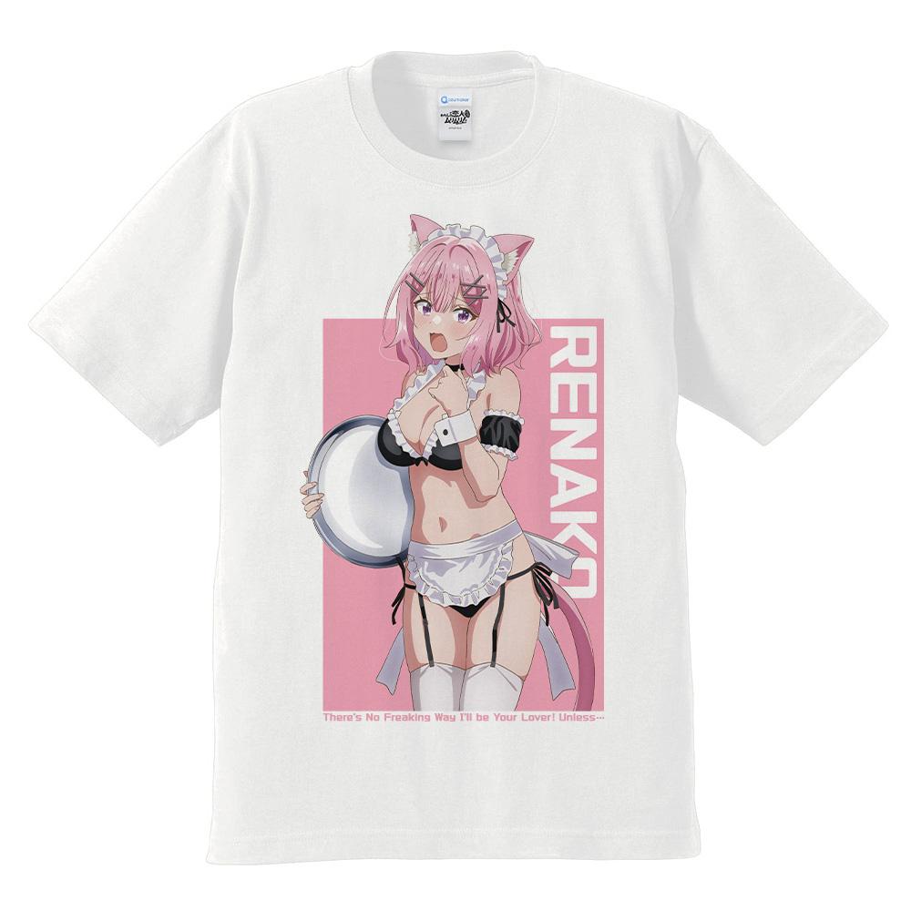 わたしが戀人になれるわけないじゃん、ムリムリ!（※ムリじゃなかった!?）（我怎麼可能成為他的戀人，不可能不可能！（※結果竟然不是！？）） 甘織れな子 T恤 貓耳水著メイドver. Mサイズ 描き下ろし