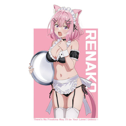 わたしが戀人になれるわけないじゃん、ムリムリ!（※ムリじゃなかった!?）（我怎麼可能成為你的戀人，不可能不可能！（不是不可能!?）） 甘織れな子 T恤 貓耳泳裝女僕ver. 描き下ろし XL碼