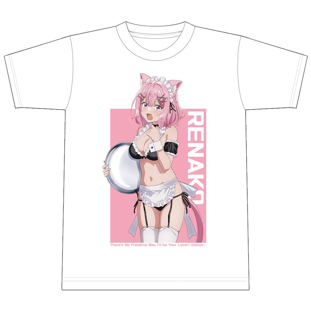 わたしが戀人になれるわけないじゃん、ムリムリ!（※ムリじゃなかった!?）（我怎麼可能成為他的戀人，不可能不可能！（※結果竟然不是！？）） 甘織れな子 T恤 貓耳水著メイドver. Mサイズ 描き下ろし