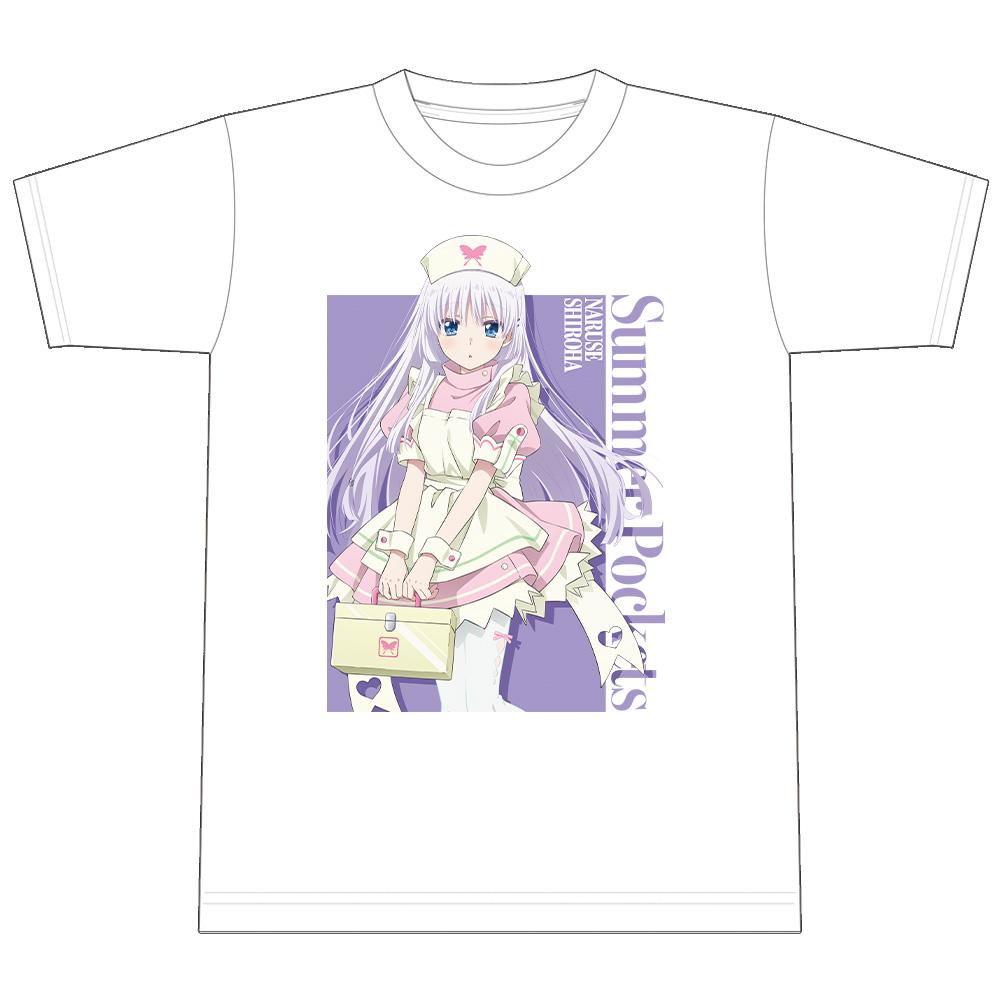 Summer Pockets（夏日口袋） 鳴瀬しろは T恤 ナースメイドver. 描き下ろし XLサイズ
