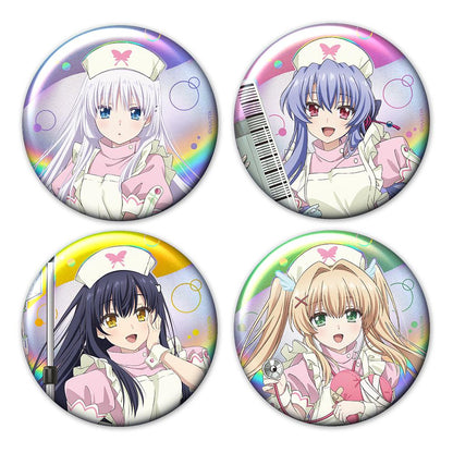 Summer Pockets（夏日口袋） しろは＆蒼＆鴎＆紬 全息徽章4個套裝 ナースメイドver. 新繪