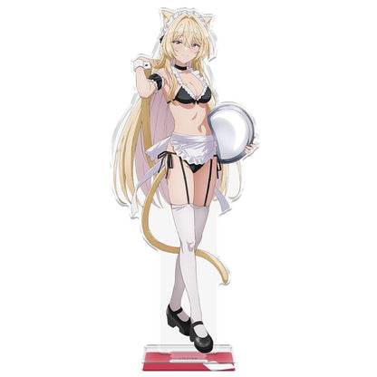 わたしが戀人になれるわけないじゃん、ムリムリ!（※ムリじゃなかった!?）（不可能成為戀人啦，不可能不可能！（※不是不可能！？）） 系列 王塚真唯 亞克力立牌 貓耳泳裝女僕ver. 描き下ろし