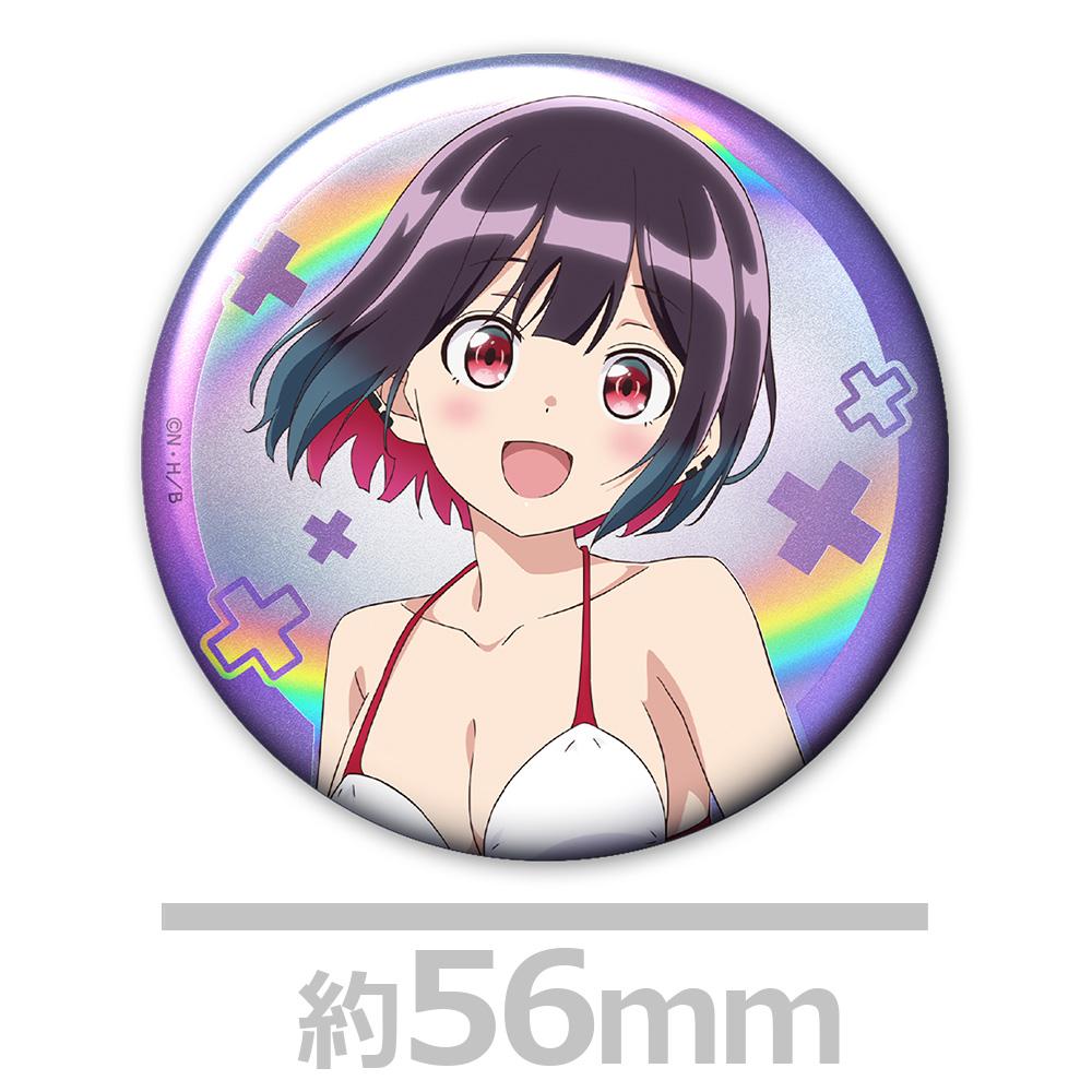 ばっどがーる ホログラム徽章2個套組 優&涼 泳裝ver. 描き下ろし款