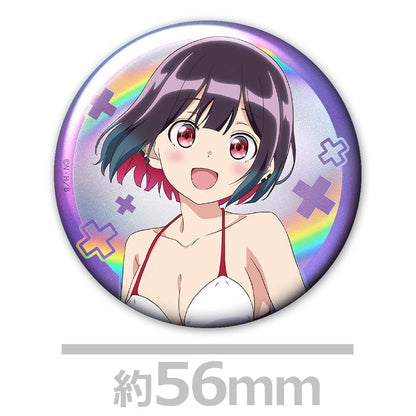 ばっどがーる ホログラム徽章2個套組 優&涼 泳裝ver. 描き下ろし款