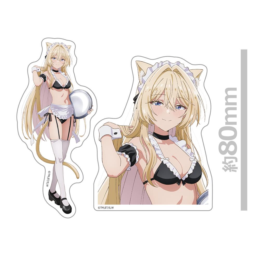 わたしが戀人になれるわけないじゃん、ムリムリ!（※ムリじゃなかった!?）（我怎麼可能成為你的戀人，不可能不可能！（結果不是不可能！？）） 王塚真唯 異形貼紙套裝 貓耳水著メイドver.【描き下ろし】