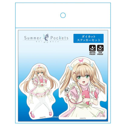 Summer Pockets（Summer Pockets） 紬ヴェンダース 輪廓切割貼紙套裝 ナースメイドver. 全新繪製款