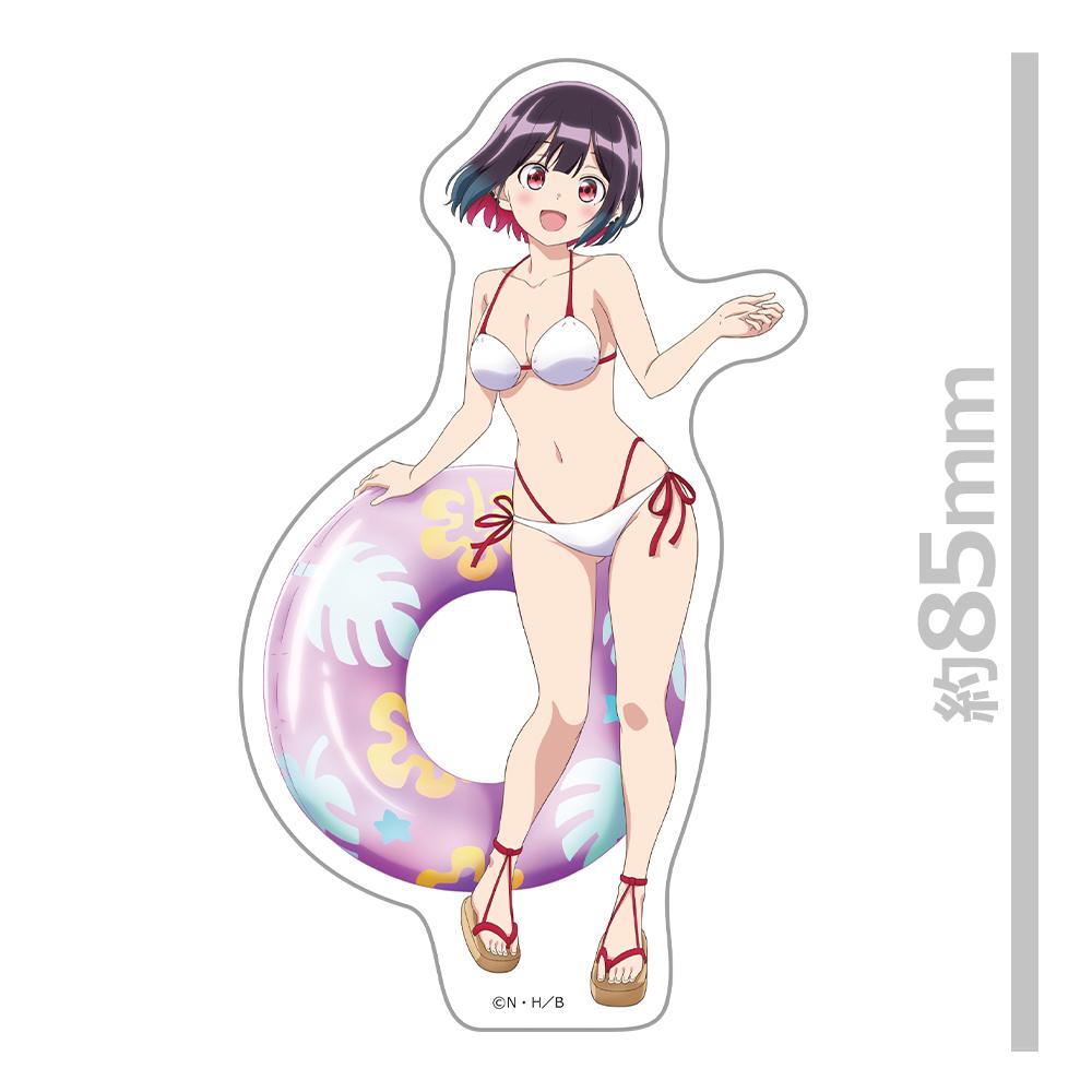 ばっどがーる（壞女孩） 優谷優 ダイカットステッカー 水著ver. 描き下ろし款