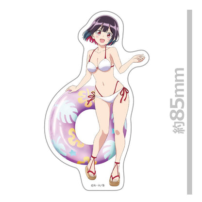 ばっどがーる（壞女孩） 優谷優 ダイカットステッカー 水著ver. 描き下ろし款