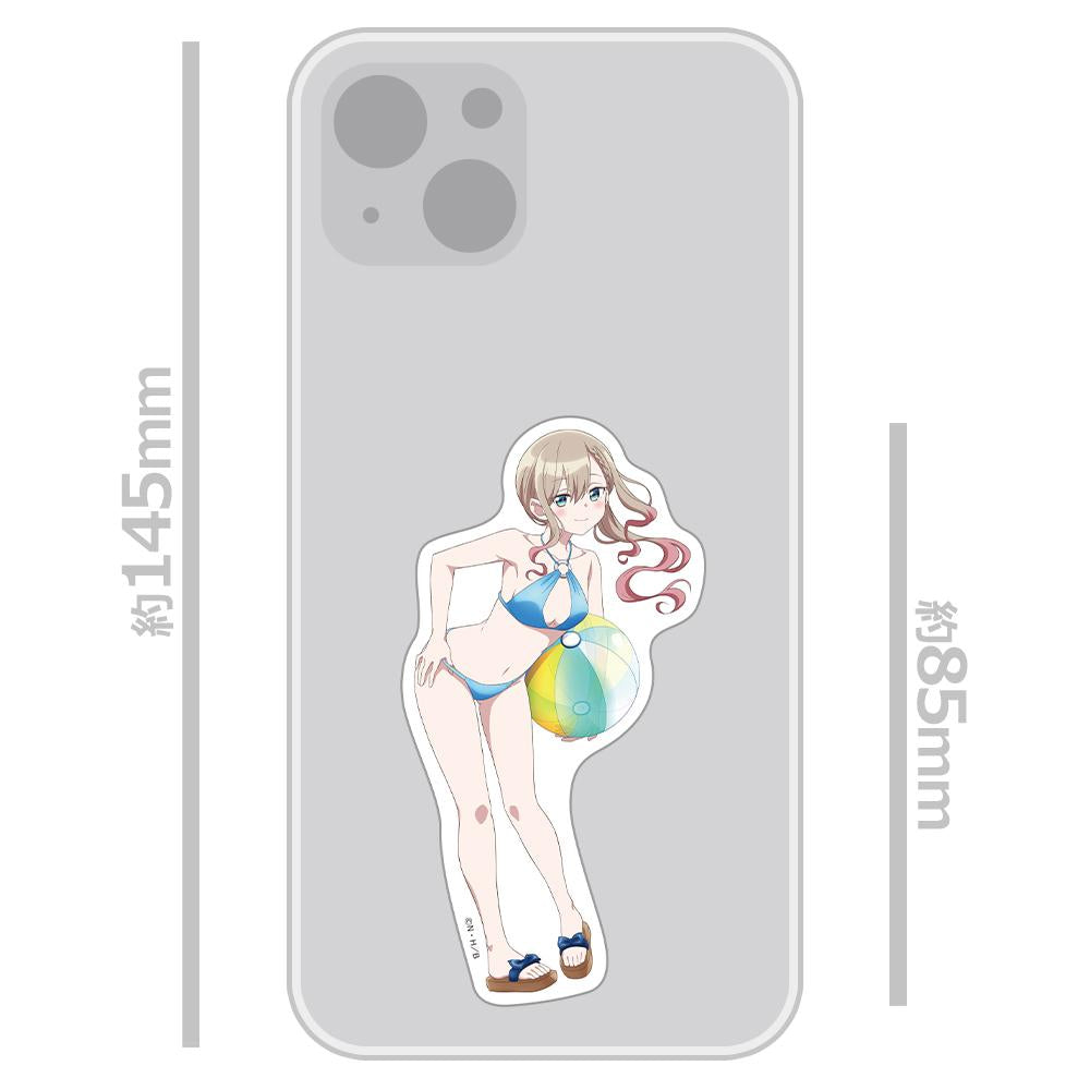 ばっどがーる  第二彈 涼風涼 ダイカットステッカー 水著ver. 描き下ろし