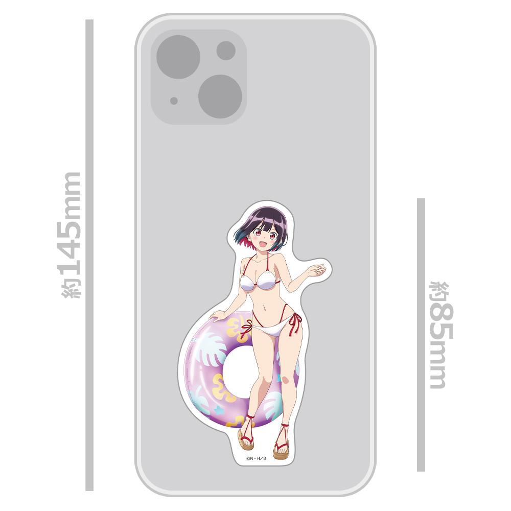 ばっどがーる（壞女孩） 優谷優 ダイカットステッカー 水著ver. 描き下ろし款