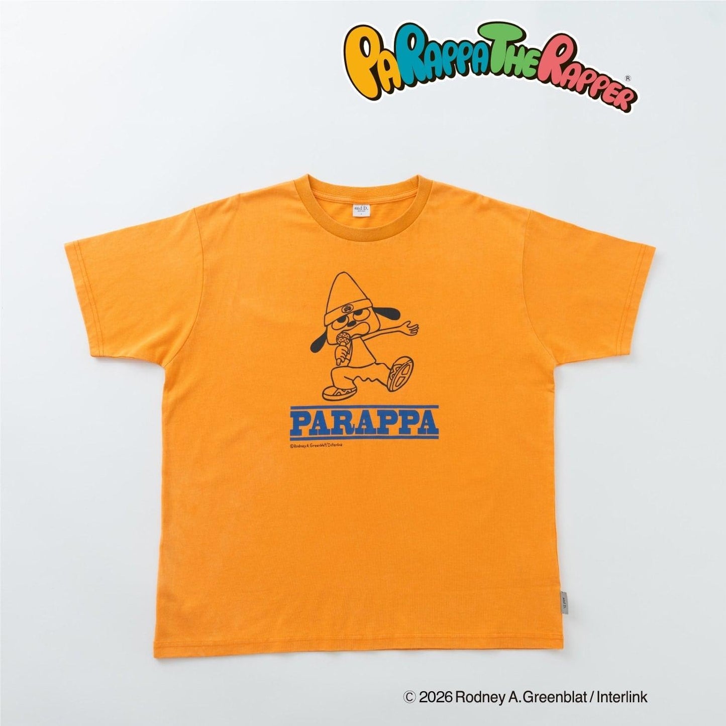 パラッパラッパー 屬於 IP 商品，但該商品沒有明確 **系列名** 與 **角色名**，因此按規則保留作品名並補充官方中文名，其餘按普通屬性描述處理。 輸出如下： パラッパラッパー（帕拉帕拉帕） 親子款 配色LOGO 寬鬆短袖T
