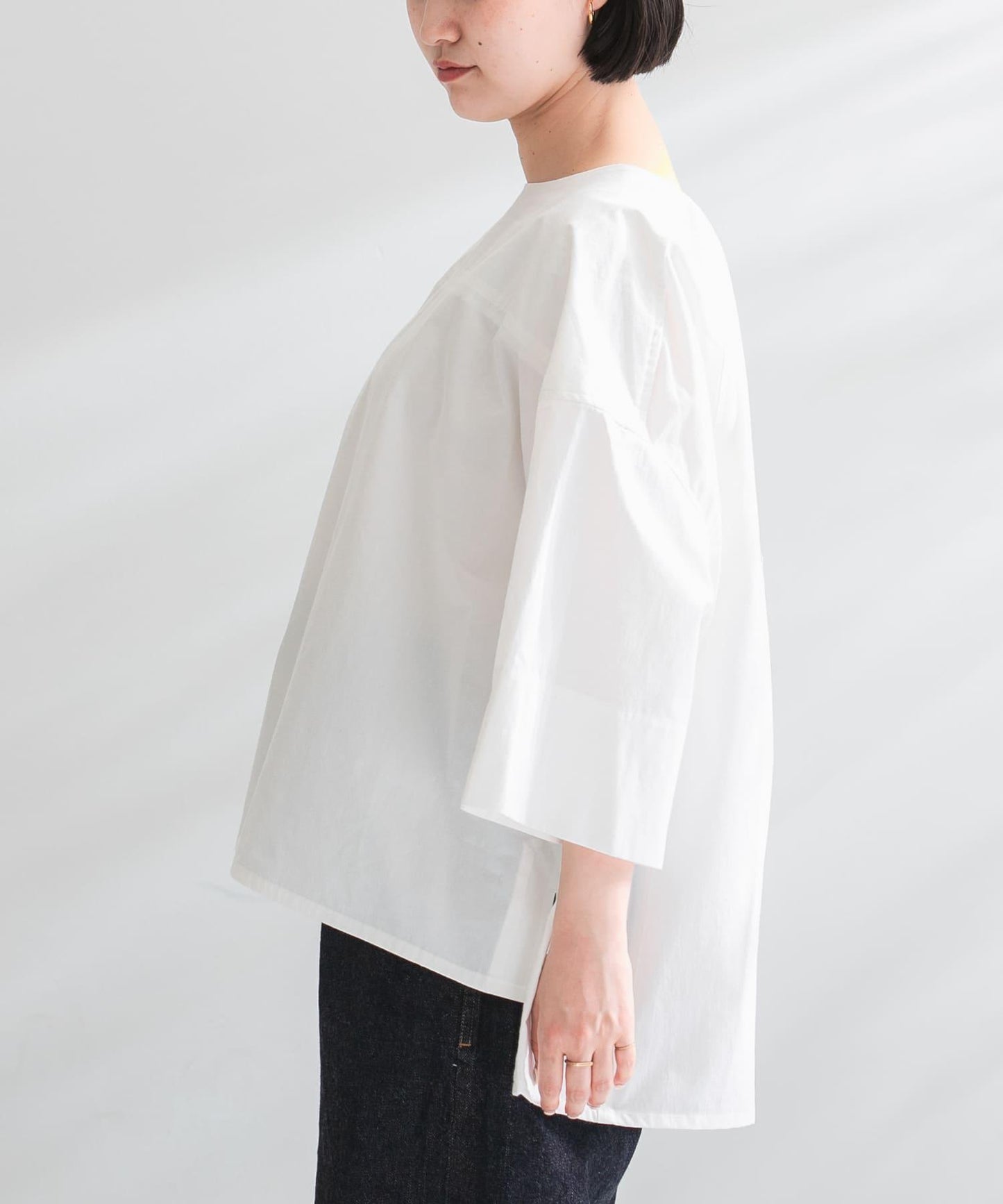 Organic cotton Half-Sleeve Pullover 套頭上衣