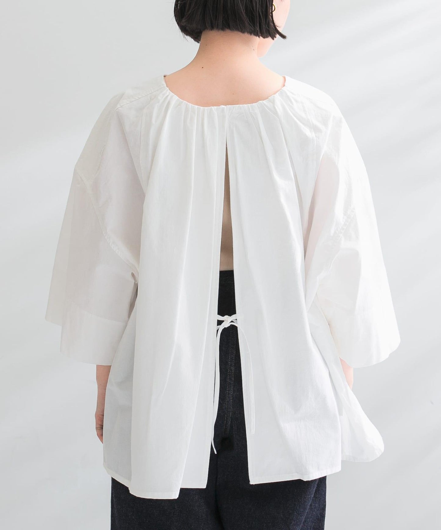 Organic cotton Half-Sleeve Pullover 套頭上衣