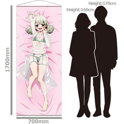 《夢想成為魔法少女》（夢想成為魔法少女） 等身大掛毯系列 阿良河キウィ 掛毯 レインコート水著ver. 新繪製款