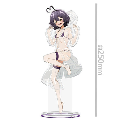 《夢想成為魔法少女》（夢想成為魔法少女） 柊うてな 大號亞克力角色立牌 レインコート水著ver. 新繪款