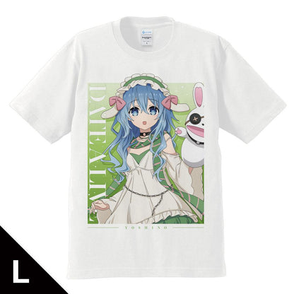 《約會大作戰》（約會大作戰） 四糸乃 Tシャツ 白色ver. Lサイズ 描き下ろし款