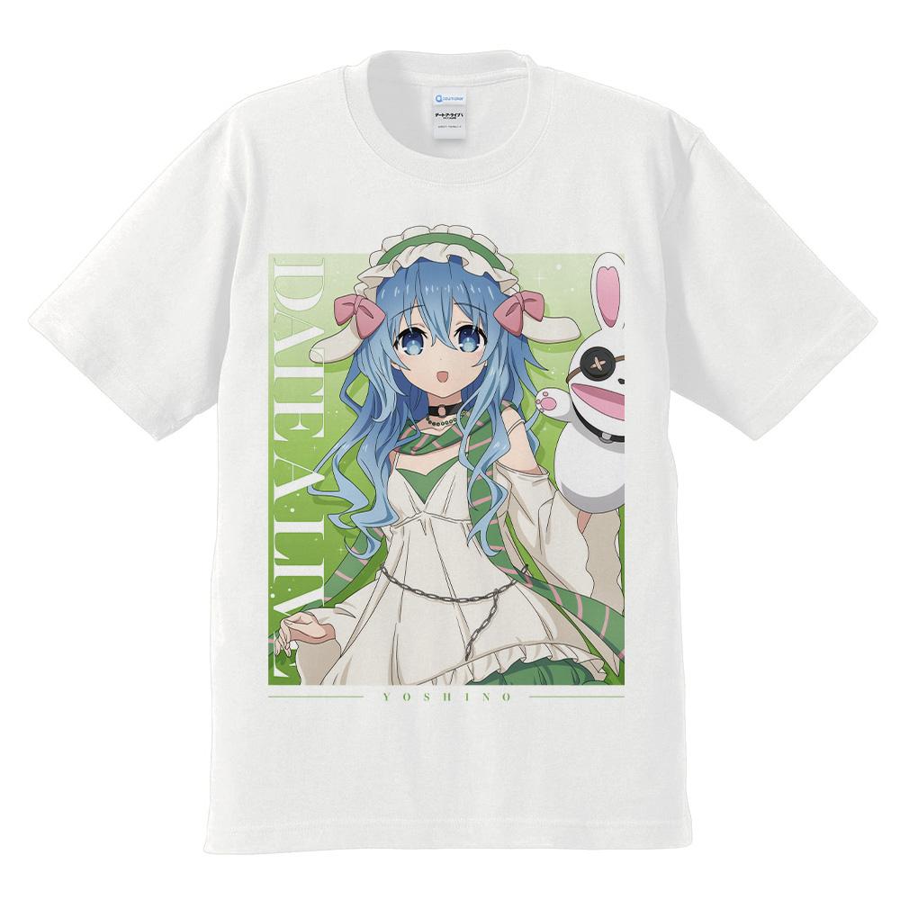 《約會大作戰》（約會大作戰） 四糸乃 Tシャツ 白色ver. Lサイズ 描き下ろし款