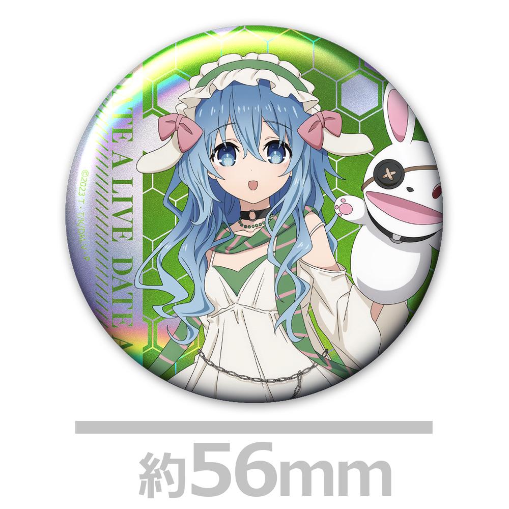《約會大作戰》 V_ホログラム 四糸乃 徽章 2枚套裝 ゴシックパンク ホワイトver.