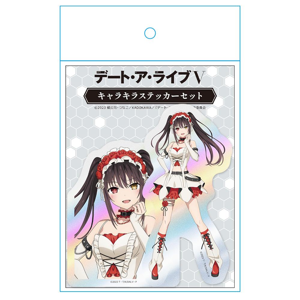 《約會大作戰》（約會大作戰） 時崎狂三 貼紙套裝 ゴシックパンク ホワイトver. 描き下ろし款