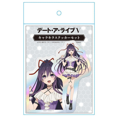 デート・ア・ライブ（約會大作戰） V角色亮面貼紙套裝 夜刀神十香 貼紙套裝 哥特朋克 白色ver. 描き下ろし款