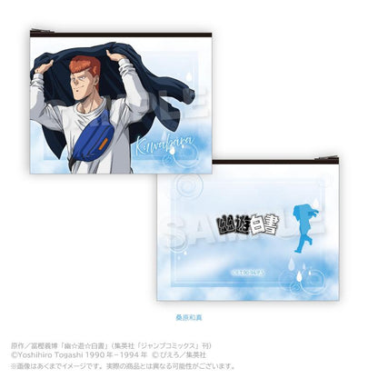幽☆遊☆白書（幽遊白書） 桑原和真 扁平收納包 Rainy Days ver.