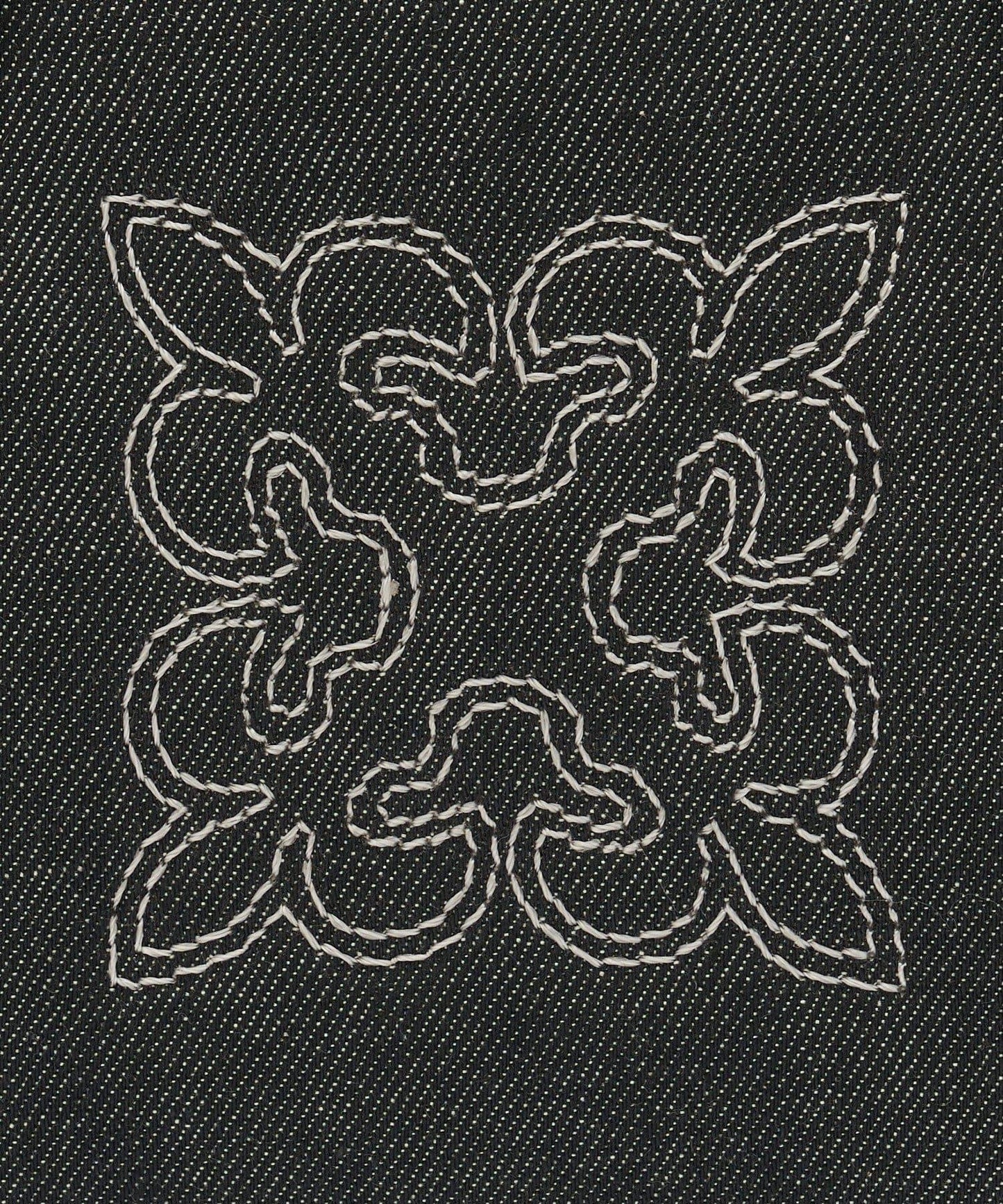 刺繡字母組合 兩用 丹寧材質 迷你波士頓包