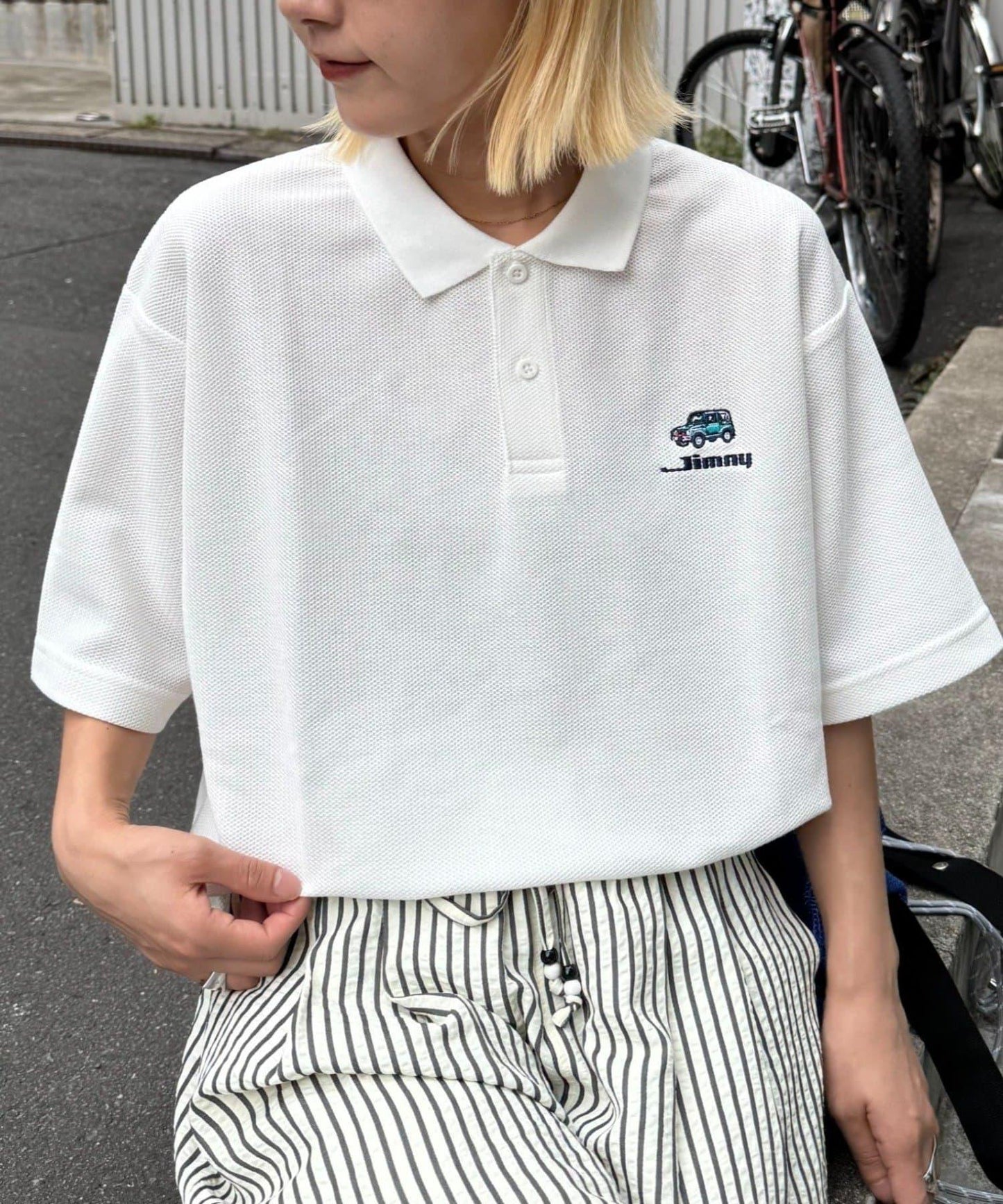FC×ジムニー 刺繡POLO衫