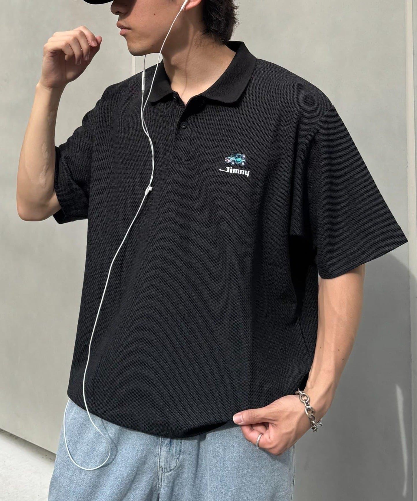 FC×ジムニー 刺繡POLO衫