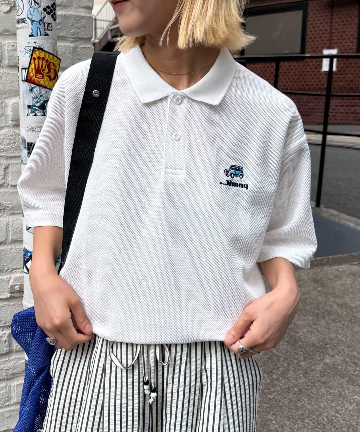 FC×ジムニー 刺繡POLO衫