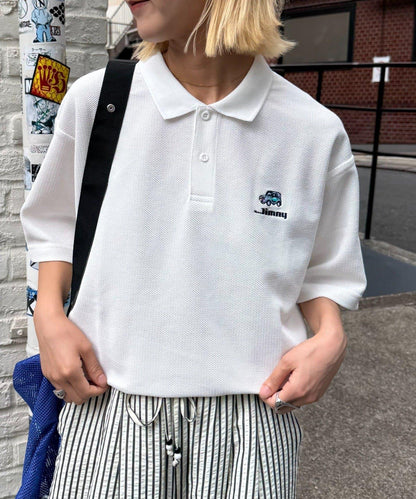 FC×ジムニー 刺繡POLO衫