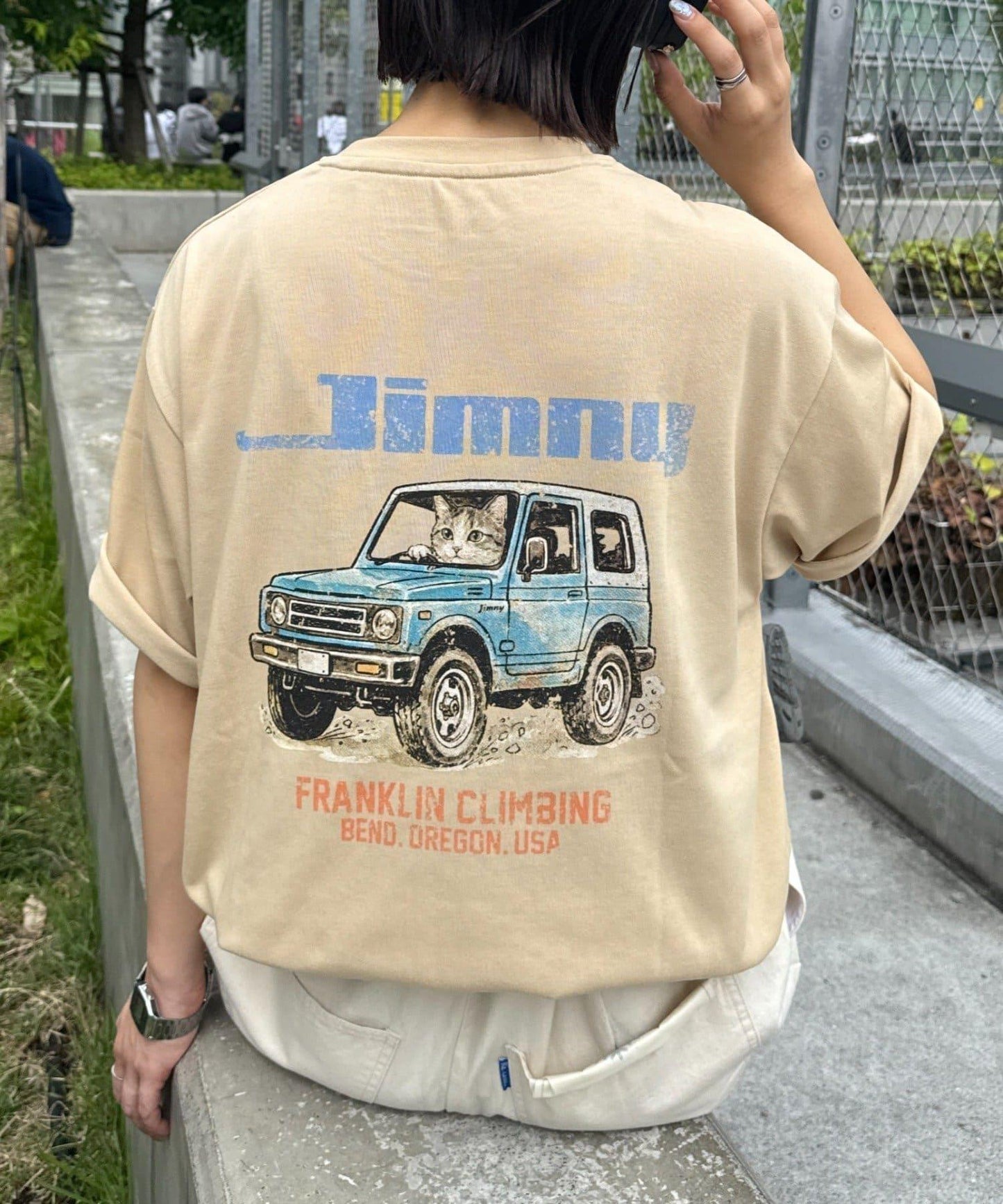 FC×ジムニー CAT圖案T恤