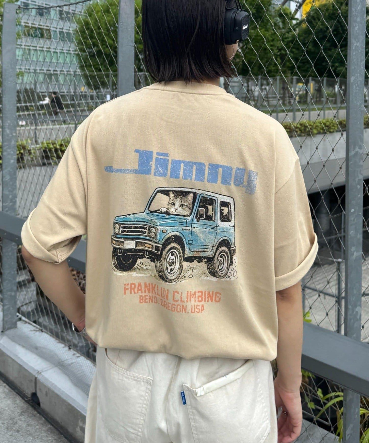 FC×ジムニー CAT圖案T恤
