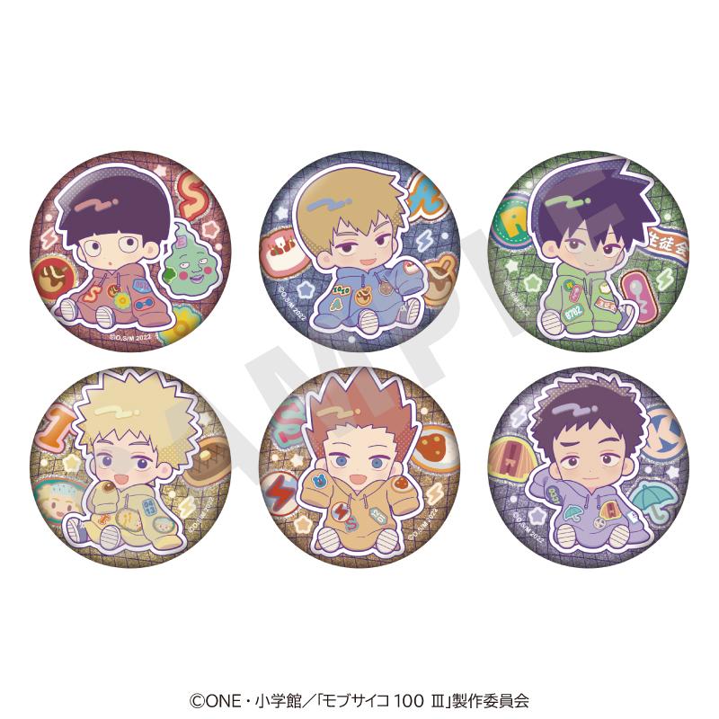 モブサイコ100 III（靈能百分百 III） 寬鬆系列 閃粉徽章 BOX（6個裝）
