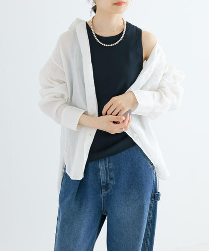細針織 無袖 針織上衣