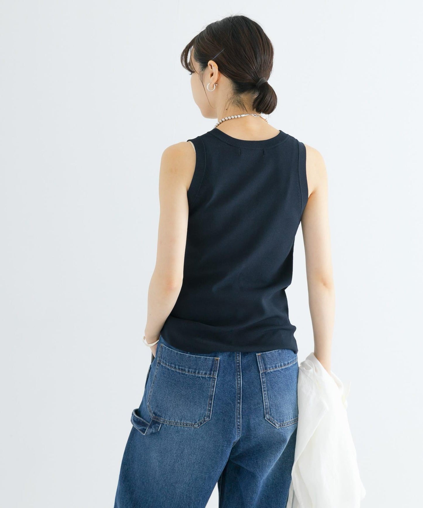細針織 無袖 針織上衣