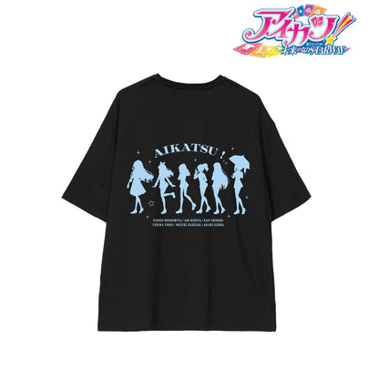アイカツ！ 10th STORY ～未來へのSTARWAY～（偶像活動 10th STORY ～通往未來的STARWAY～） 新繪集合 歩みver. 寬鬆T恤 S碼
